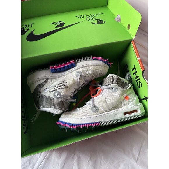 Nike Air force 1 X Off White Sneakers High Top Virgil Abloh - Picture 1 of 14